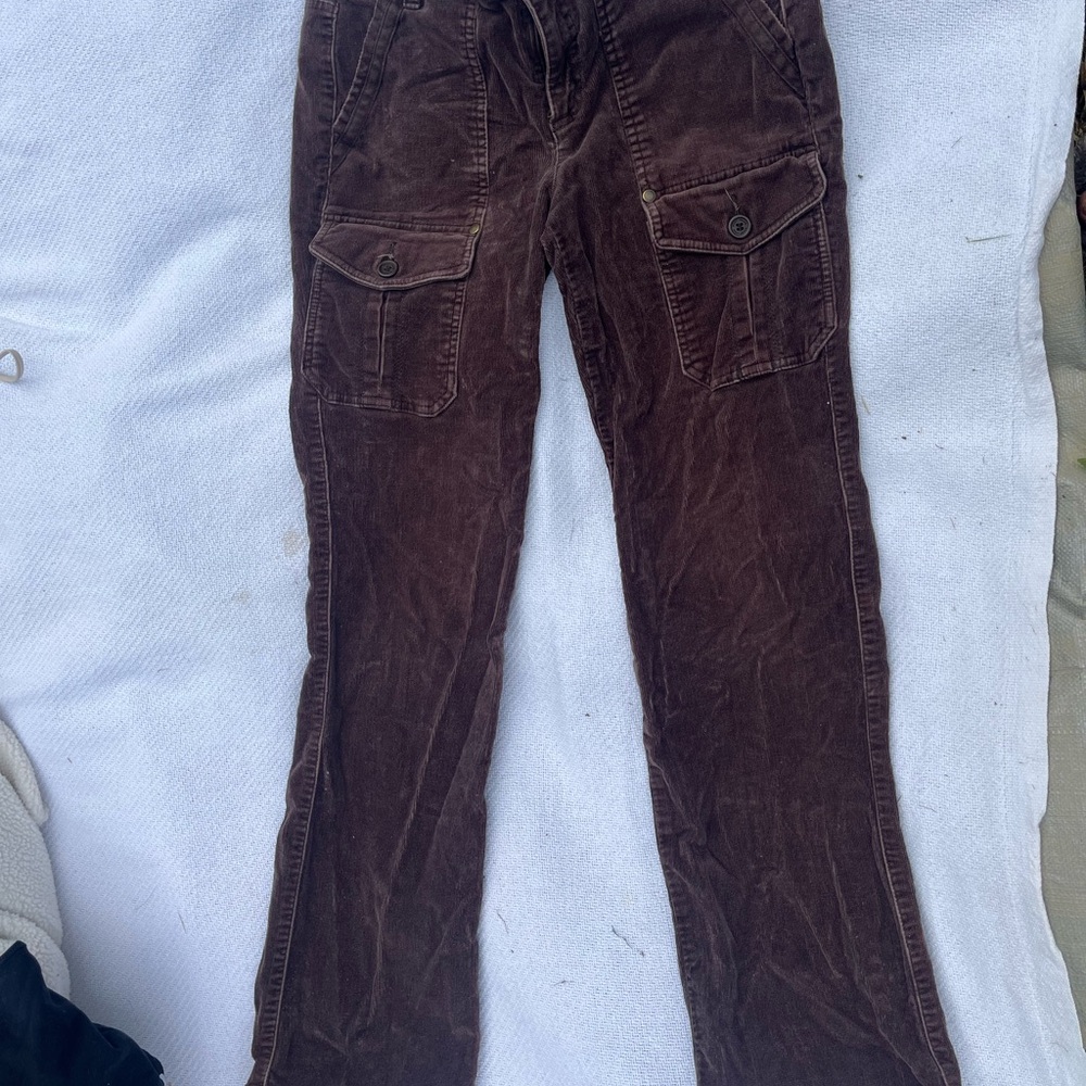 DKNY Women's Brown Cargo Pants